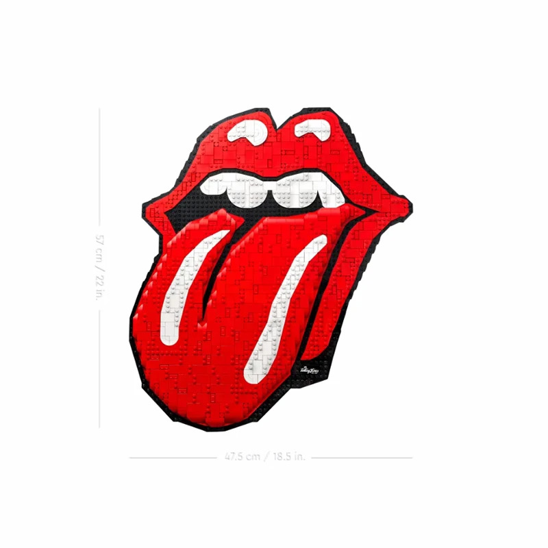 LEGO 31206 THE ROLLING STONES AND BOX HAS SCUFFS ON IT FREEPOST