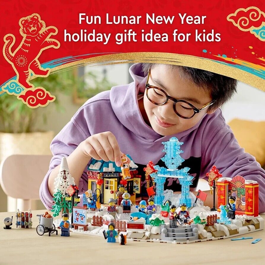 a LEGO Chinese Lunar Year Ice Festival Set 80109