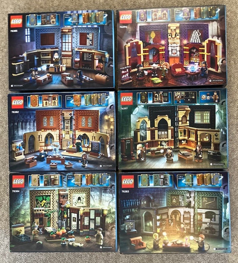 Harry Potter Lego Moments Collection x6 Sets And Bubble Wrapped