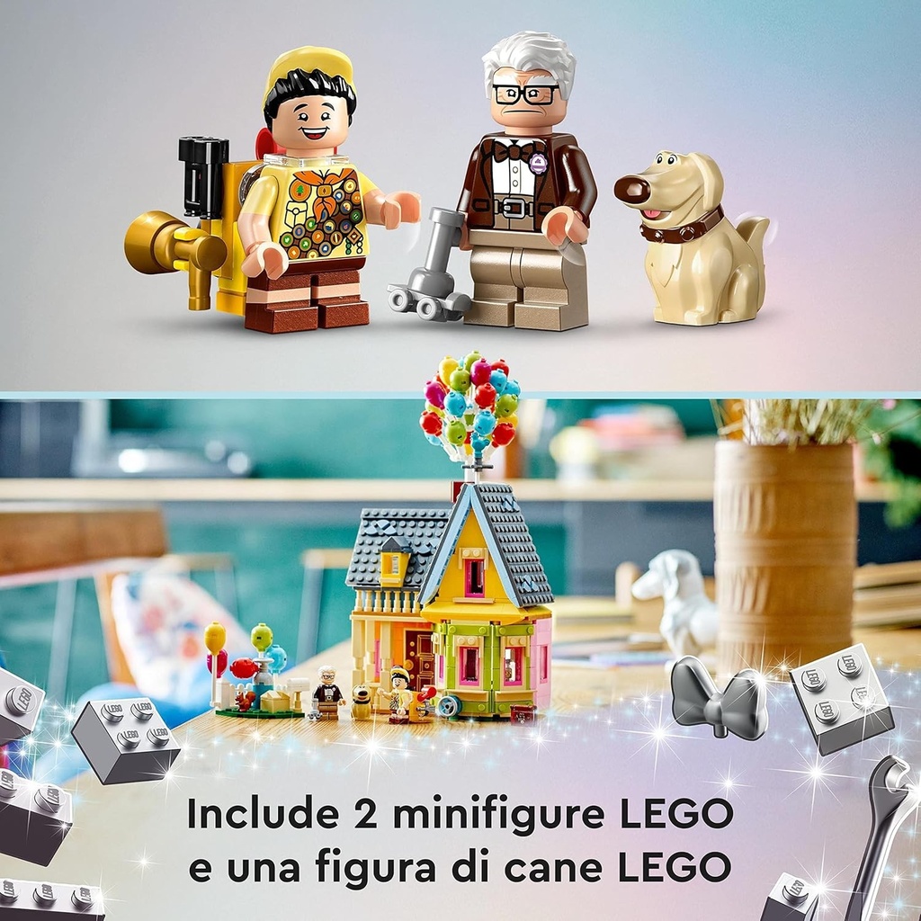 LEGO   Disney and Pixar Carls Haus aus ažObenaœ baubares Spielzeug mit Luftballon