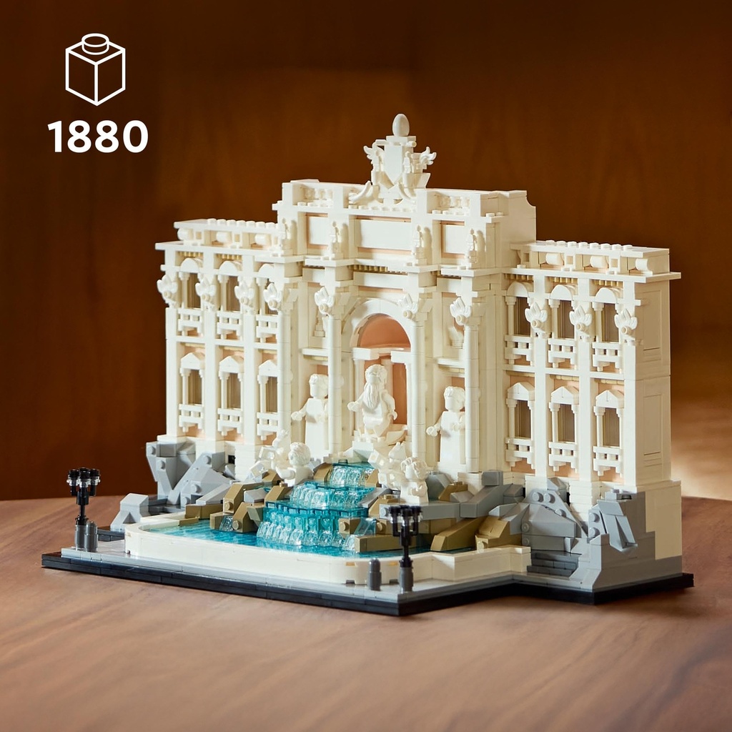 LEGO 21062 Architecture Trevi Fountain Baroque Monument with Palazzo Poli F