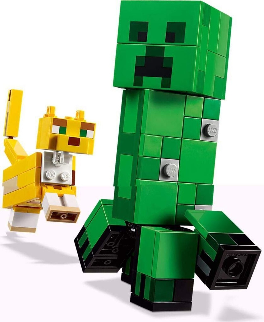 LEGO 21156 Minecraft BigFig Creeper and Ocelot Figures Building Set Toys for