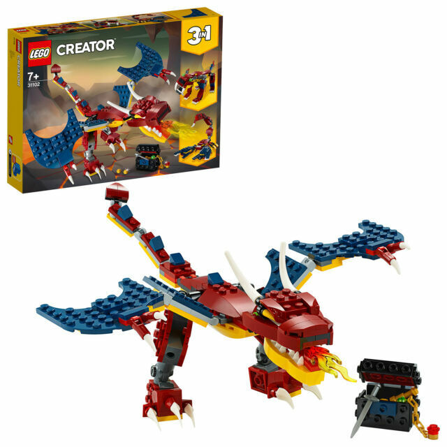 LEGO 31102 Creator 3in1 Fire Dragon Tiger Scorpion