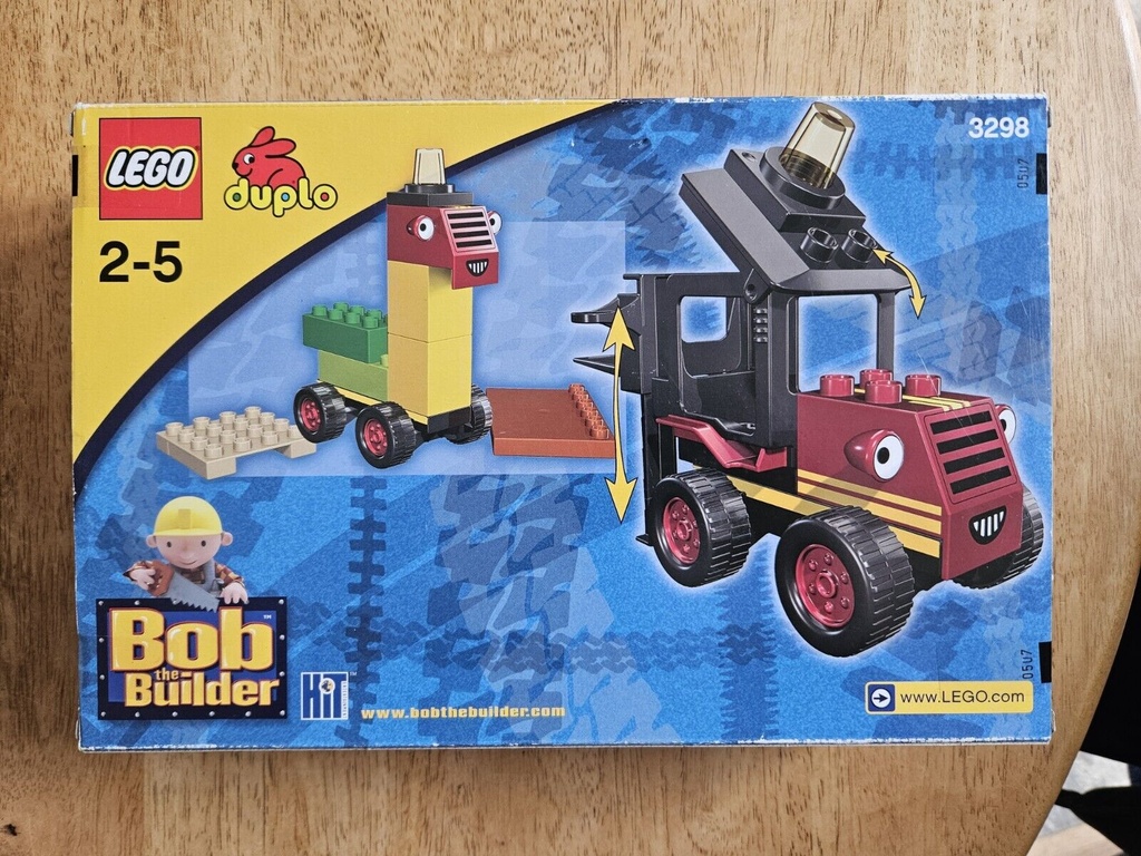 Lego 3298 Bob the Builder Duplo Lift Load Sumsy 2006  Rare Set