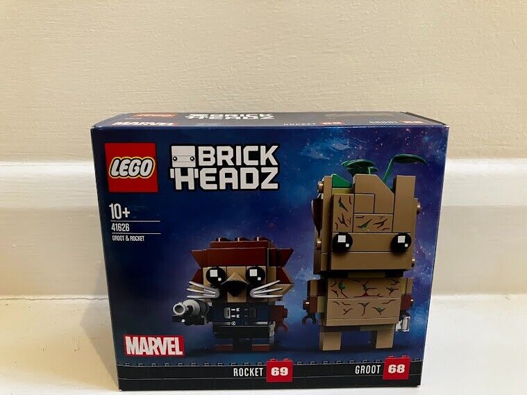 LEGO 41626 BRICKHEADZ GROOT AND ROCKET SET  MARVEL