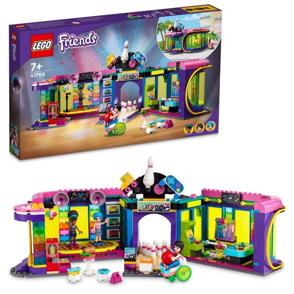 LEGO 41708 Friends Roller Disco Arcade Retired  Box damaged