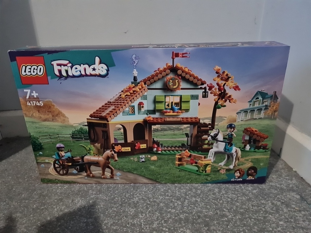 LEGO 41745 Friends Autumns Horse Stable Animals  and Box
