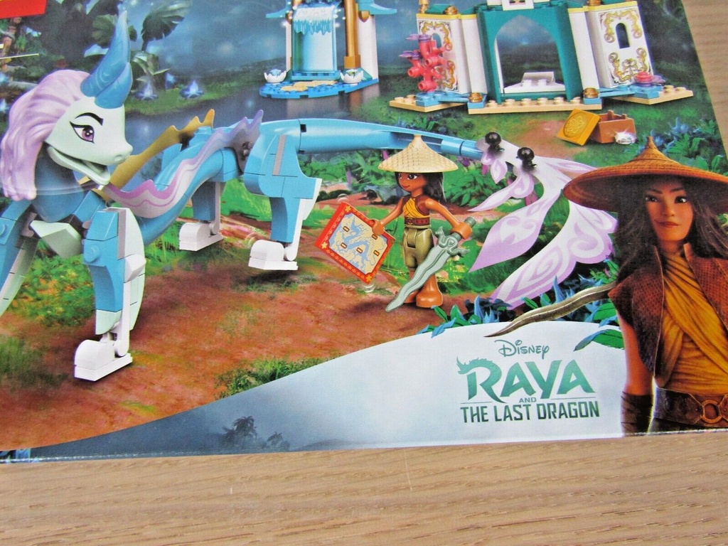 LEGO 43184 Disney Princess Raya Sisu the Last Dragon Set Toys for Kids