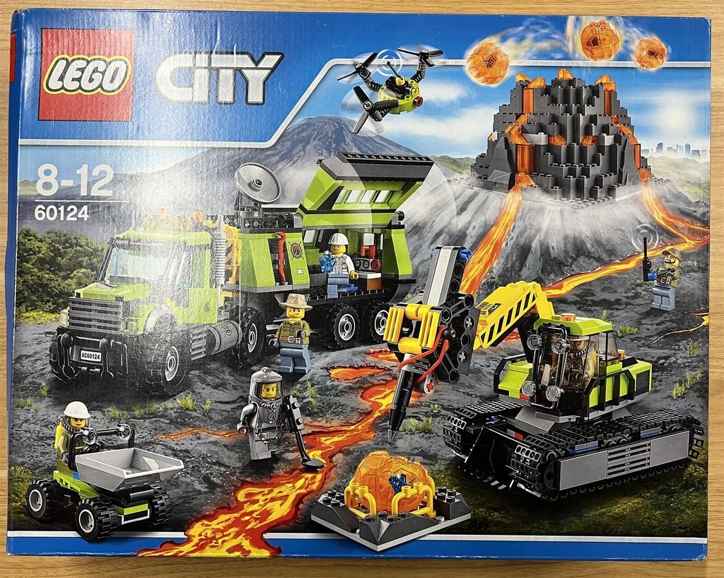 LEGO 60124 Lego City Volcano Exploration Base
