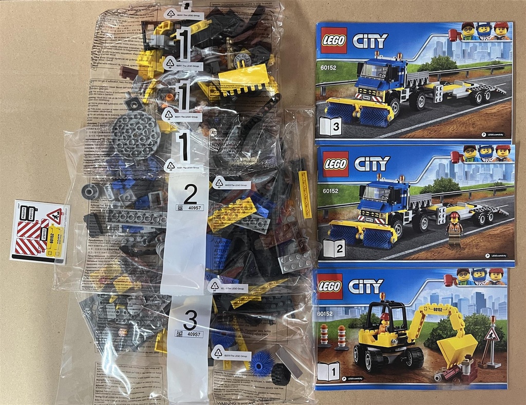 LEGO 60152 Sweeper Excavator Set