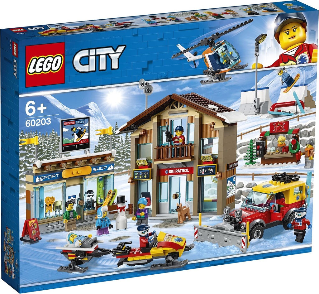 Lego 60203 City Ski Resort  Retired Dec 2020