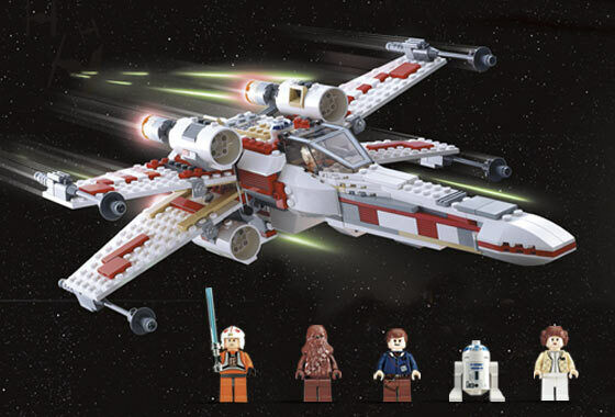 LEGO 6212 Star Wars XWing Fighter  Factory Rare Discontinued