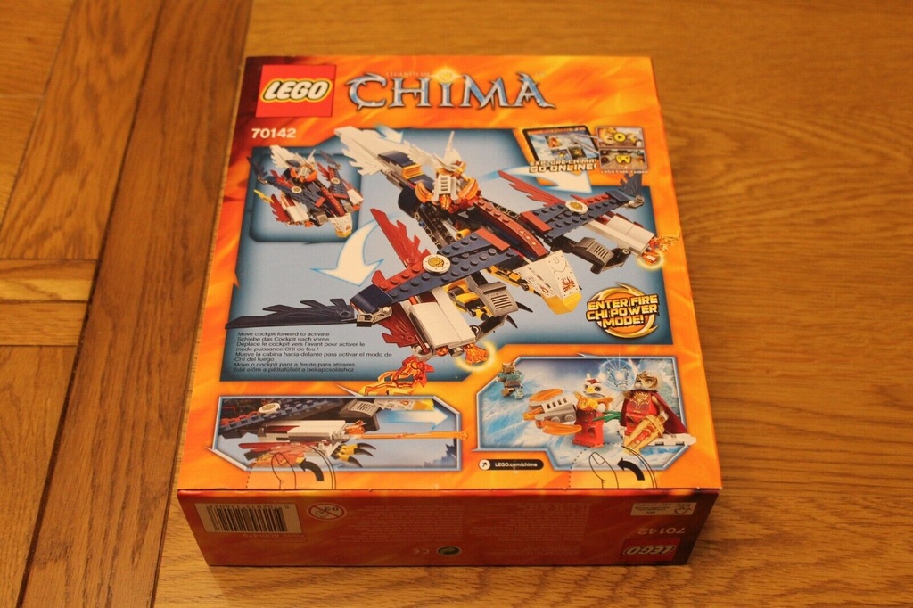 Lego 70142 Legends Of Chima Eris Fire Eagle Flyer  BOX