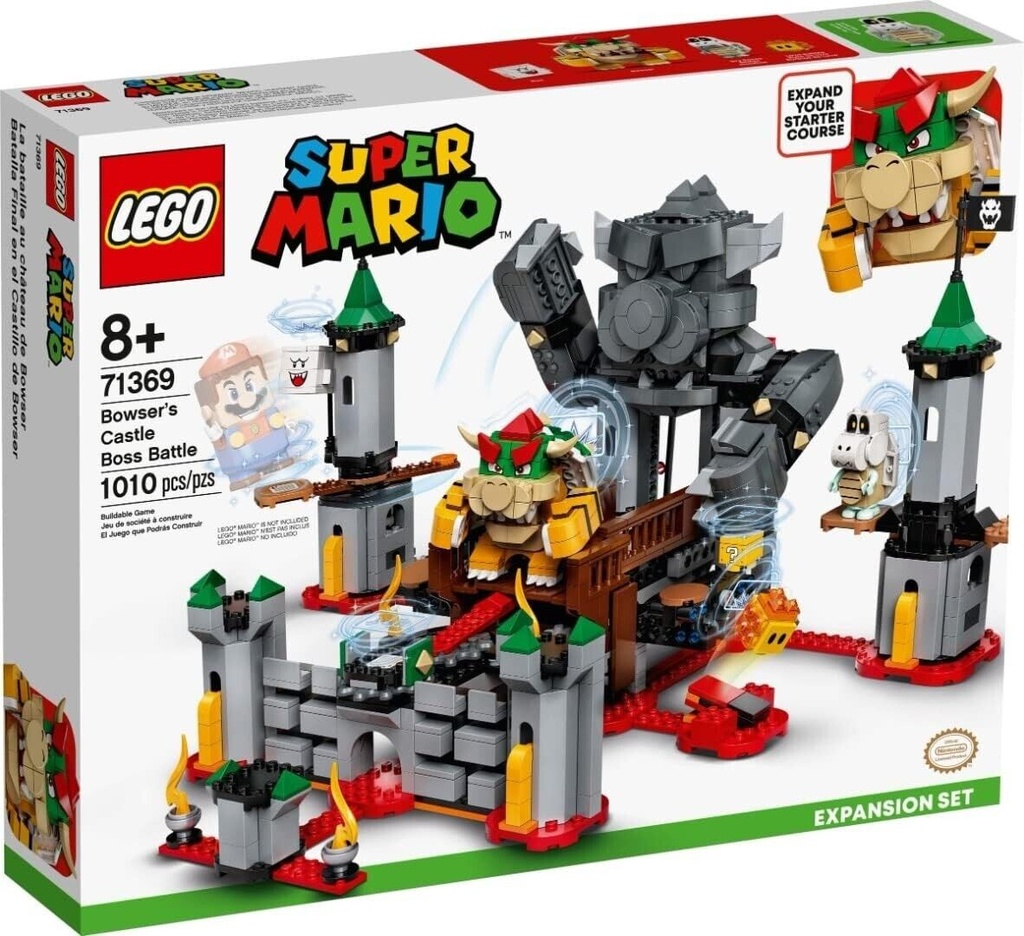 LEGO 71369 Super Mario Bowsers Castle Boss Battle NO BOXBOOK