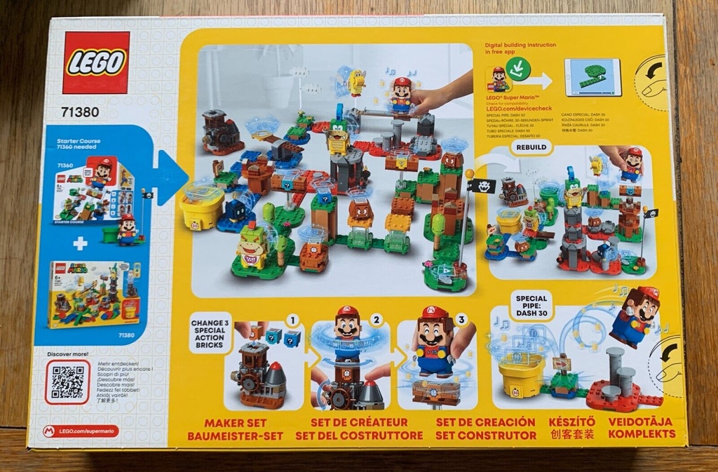 Lego 71380 Super Mario Master Your Adventure Maker Set UK