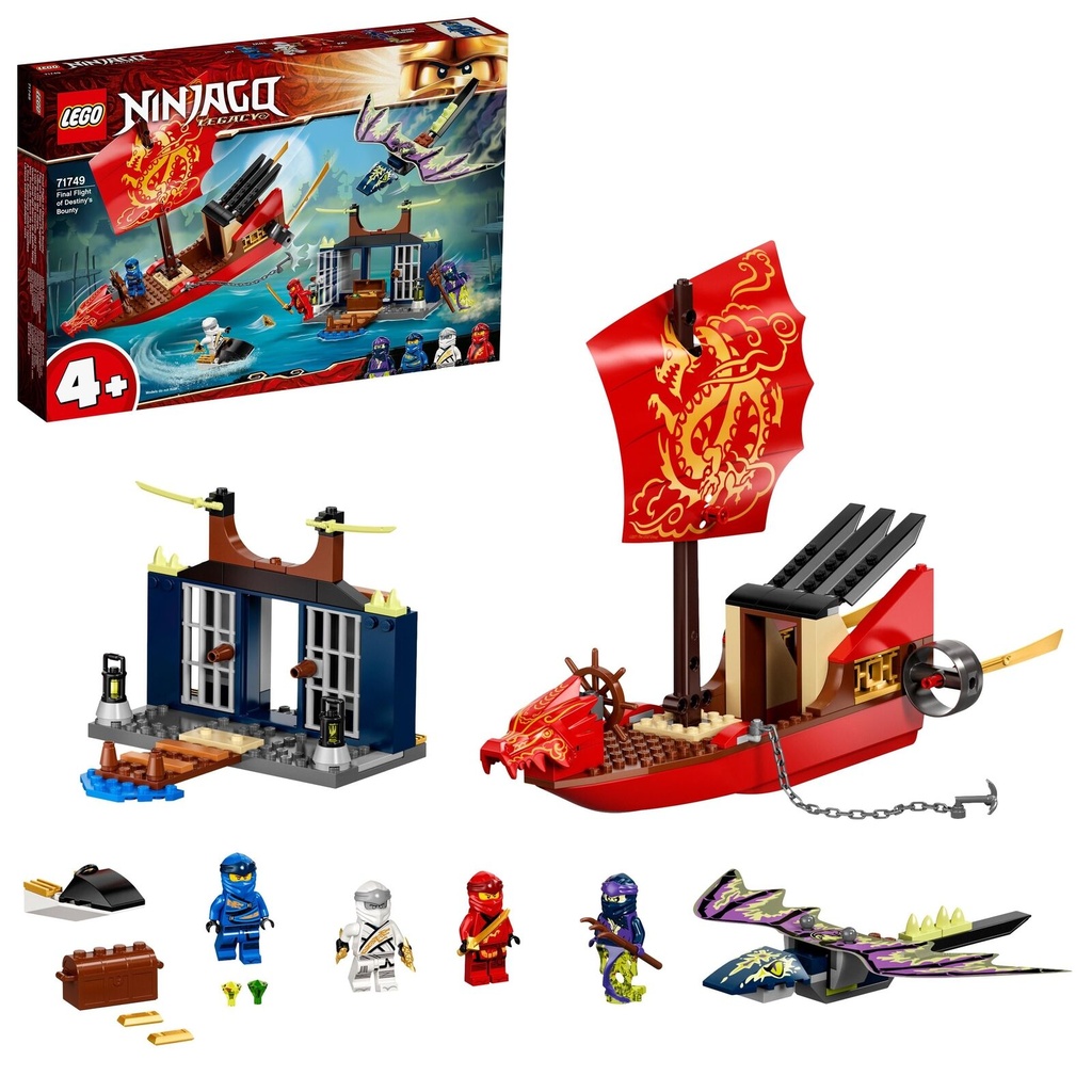LEGO 71749 NINJAGO Legacy Final Flight of Destinyas Bounty
