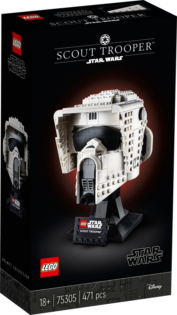 Lego 75305 Star Wars Scout Trooper Helmet  Retired Dec 2022