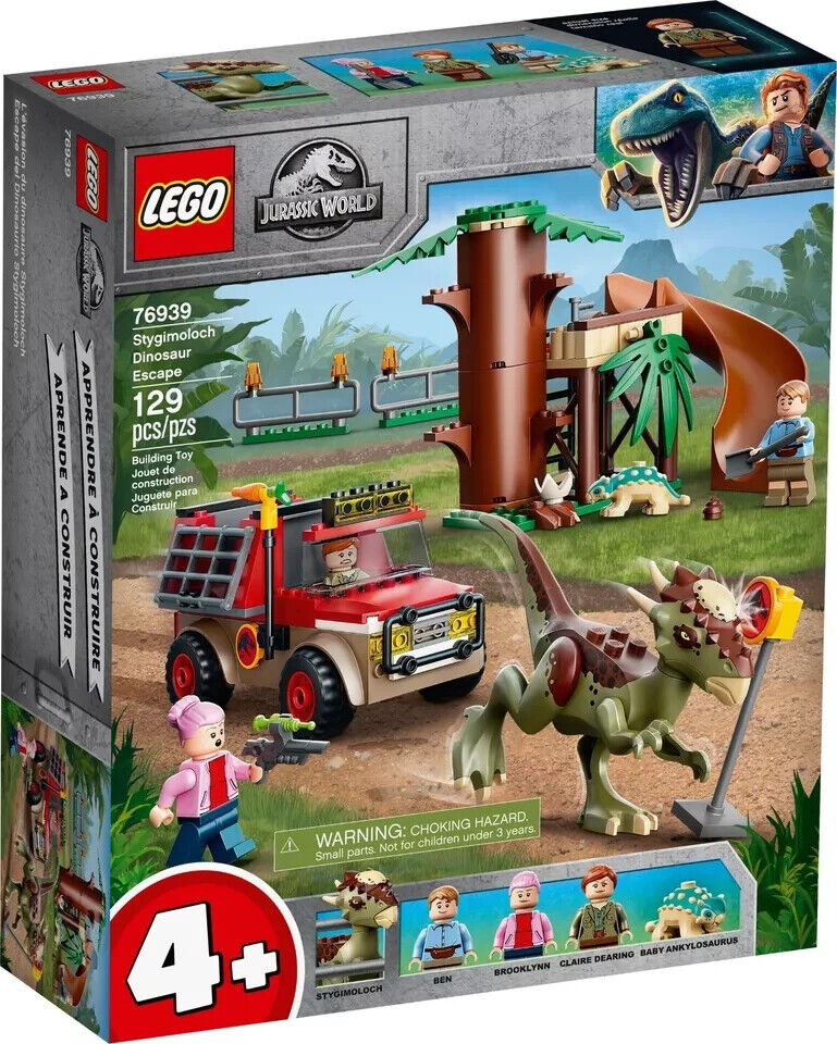 Lego 76939 Jurassic World Stygimoloch Dinosaur Escape 76939