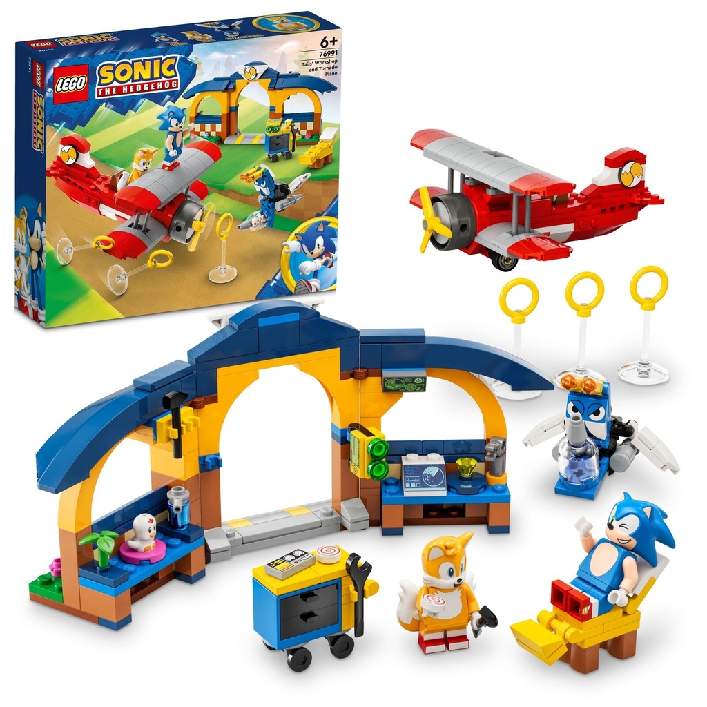 LEGO 76991 Tails Workshop and Tornado Plane