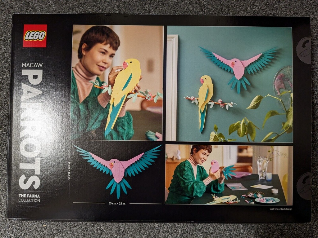 LEGO Art The Fauna Collection Macaw Parrots 31211 BNIB