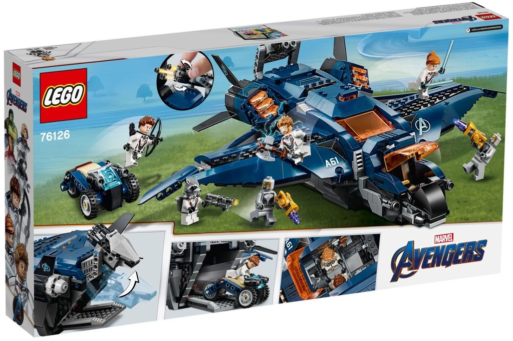 LEGO Marvel Super Heroes Avengers Ultimate Quinjet 76126