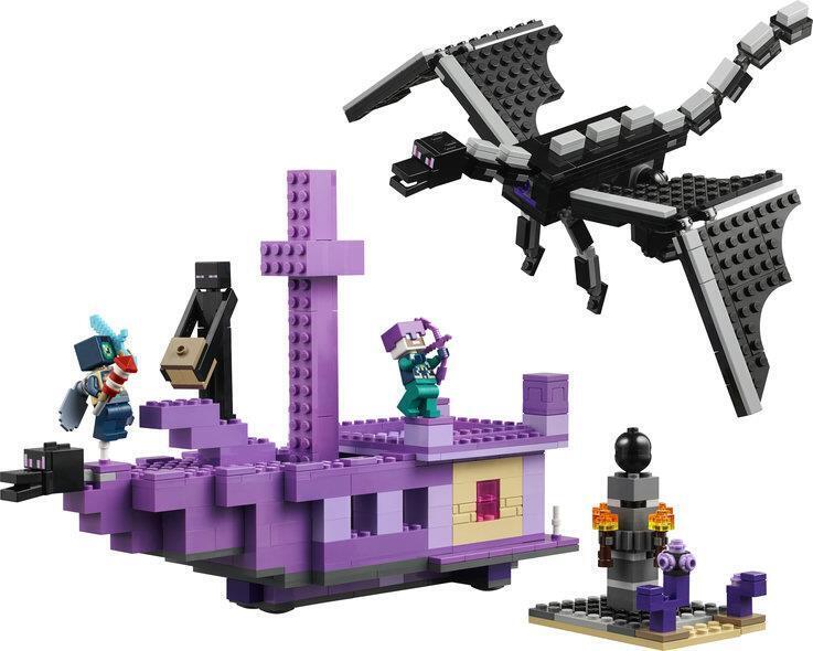 Lego Minecraft 21264 The Ender Dragon and End Ship
