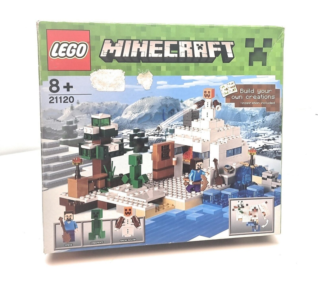 LEGO Minecraft The Snow Hideout 21120 Complete Set bags still