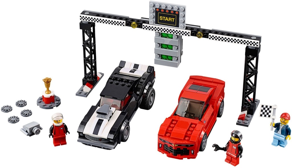 LEGO Speed Champions Chevrolet Camaro Drag Race 75874
