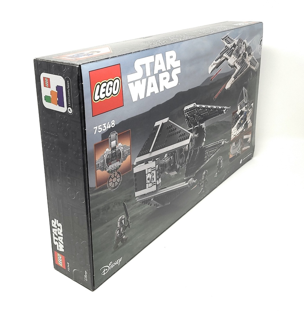 LEGO Star Wars 75348 Mandalorian Fang Fighter vs TIE Interceptor