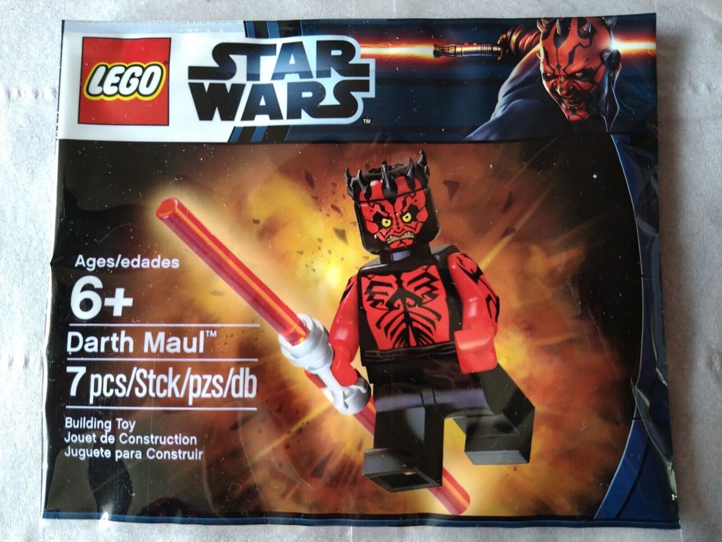 Lego Star Wars 5000062 shirtless Darth Maul mini figure  2012