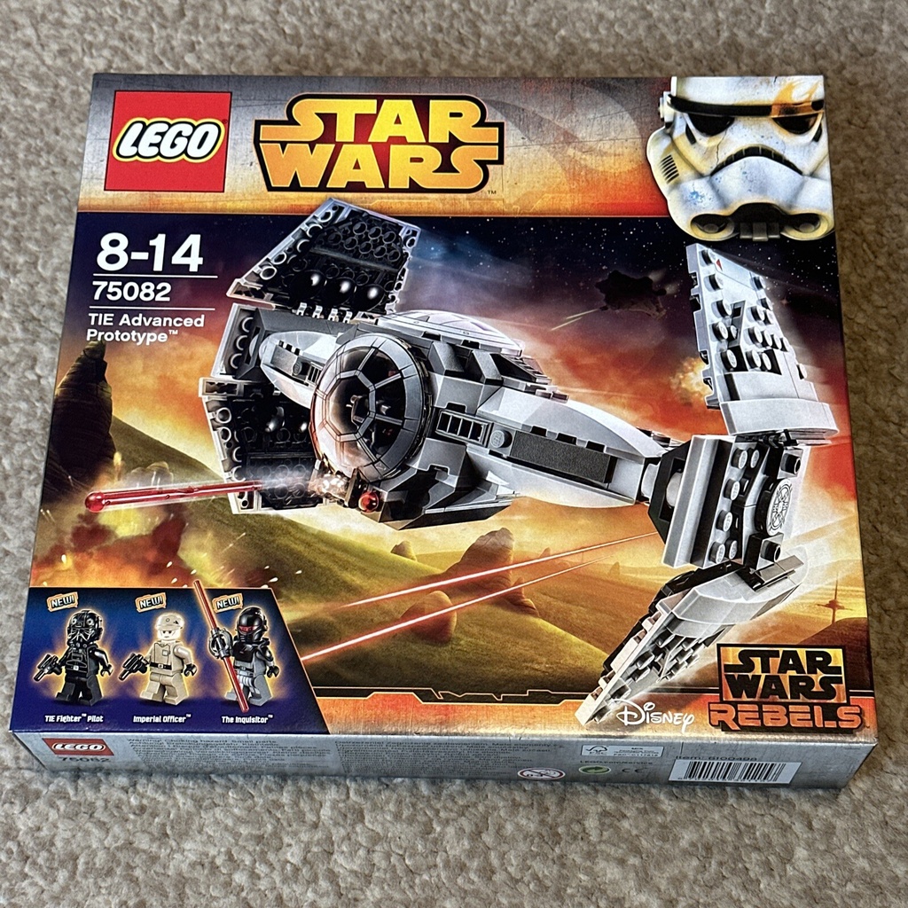 Lego Star Wars 75082 Tie Advanced Prototype Retired Set