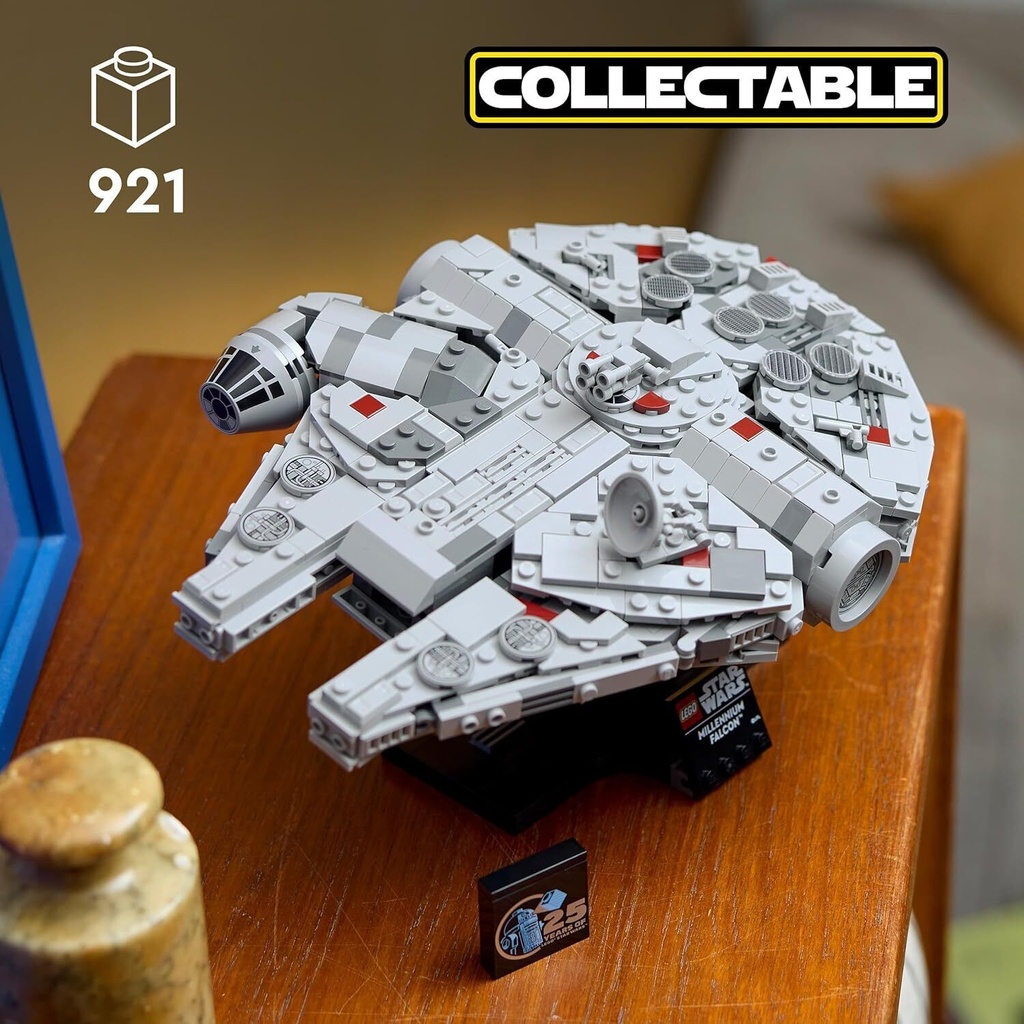 LEGO Star Wars 75375 Millennium Falcon Set for Adults 921 Pcs Ages 18