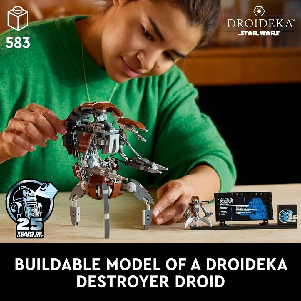 LEGO Star Wars Droideka Building Set 75381 Droid Model Kit for