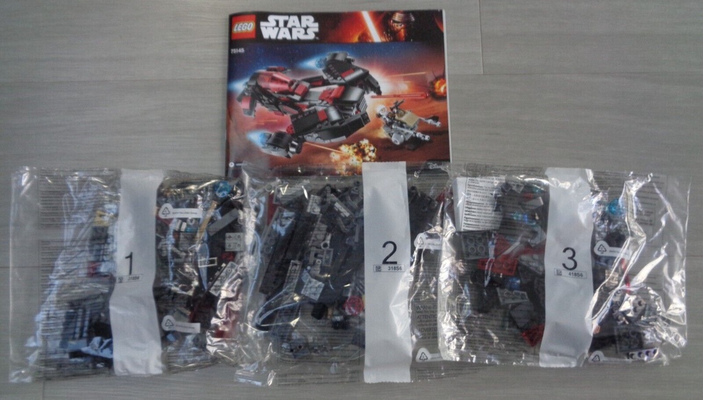 LEGO Star Wars Eclipse Fighter 75145 contents