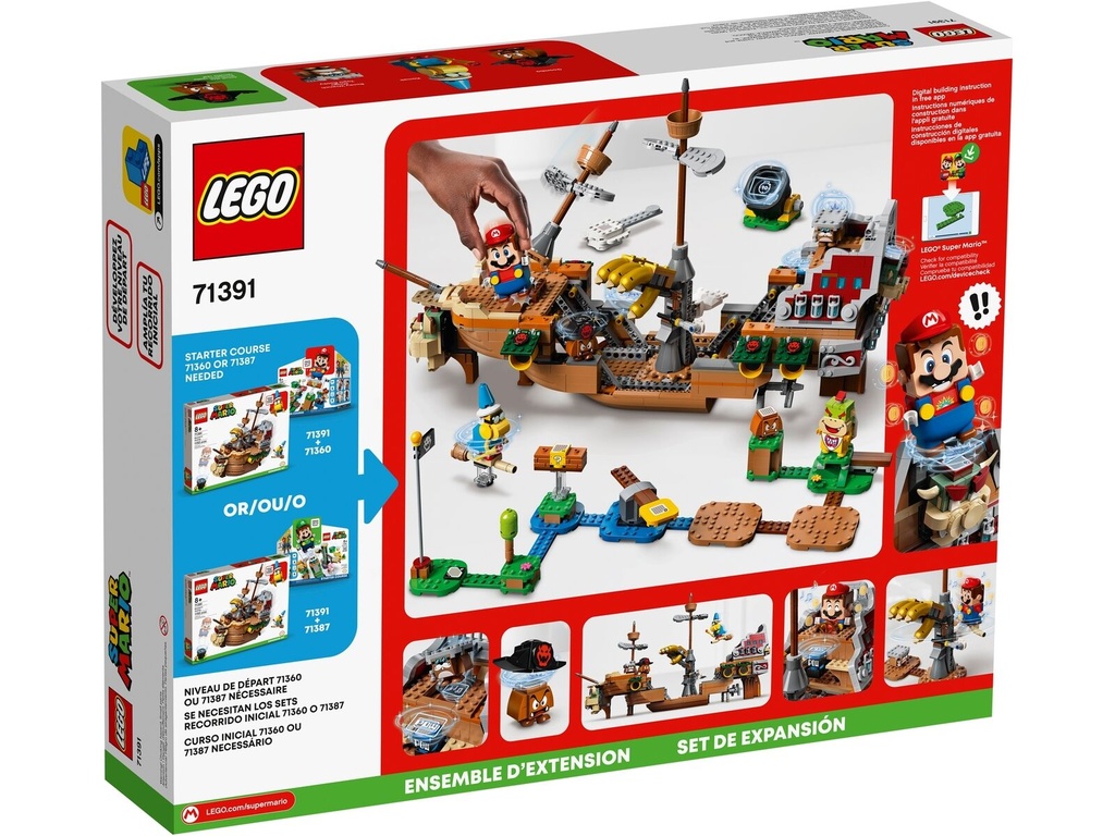 LEGO Super Mario Bowseras Airship Expansion Set 71391  FREE POST