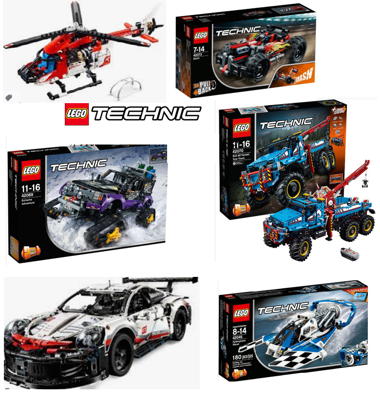 Lego Technic Sets Extreme AdventureCranePorscheHoverplane RareRetired