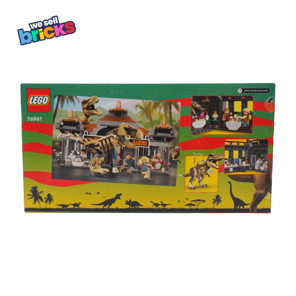 LEGOÂ Jurassic World Visitor Center T rex Raptor  76961