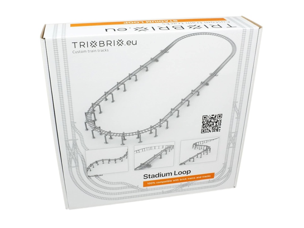 Trixbrix Supports Bundle 20 Compatible with Lego City Train Sets 60197 60198 10277 60205 60238 60337 Stadium Loop