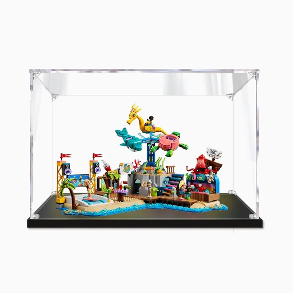 Transparent acrylic display box for Lego 41737 Beach Amusement Park model collection dustproof display box display box only 3mm