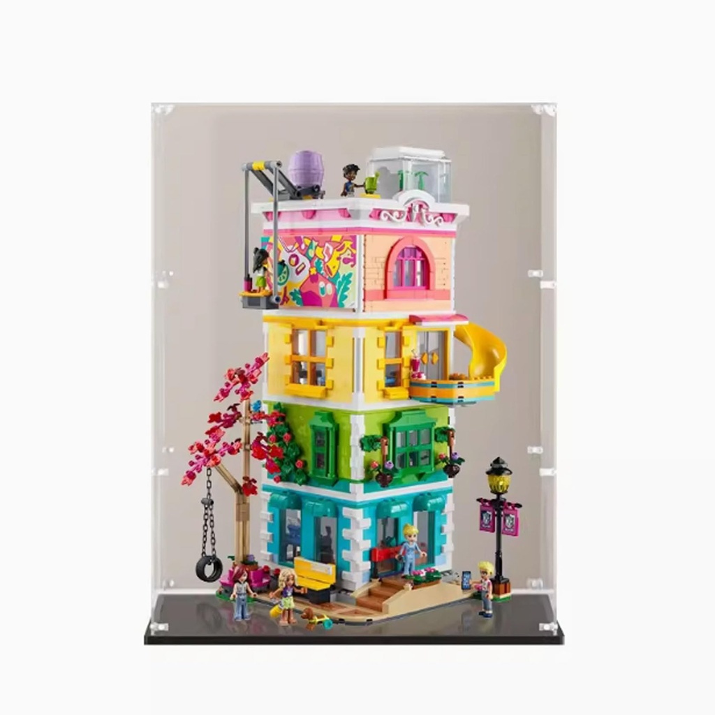 Transparent acrylic display box for Lego 41748 Leisure and Entertainment Centre model collection dustproof display box display box only 2mm