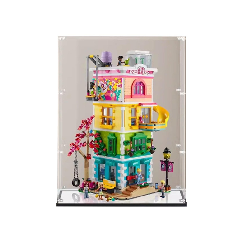 Transparent Acrylic display box for Lego 41748 Entertainment Centre model Dustproof Storage Display Box Model Not Included 3mm Mirror