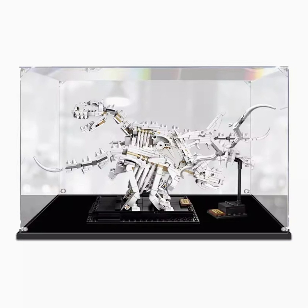 Transparent acrylic display box for Lego 21320 Dinosaur Fossils model collection dustproof display box display box only 2mm