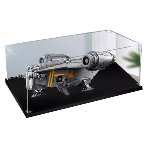 Acrylic Transparent Display Case for Lego 75331 Fighter Aircraft Model Dustproof Transparent Display Case Showcase 295 216 118 inches Display Case Only 2mm