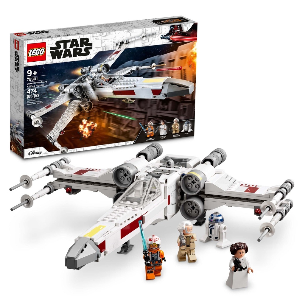 LEGO Star Wars Luke Skywalkers XWing Fighter 75301 Awesome Toy Building Kit for Kids 2021 474 Pieces