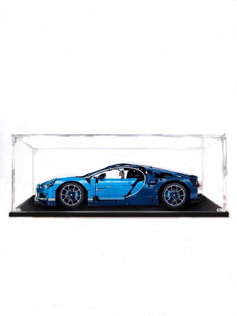 BoHeart Acrylic Display Case for Model Car Thickened Clear Acrylic Display Box for Lego 42083 Countertop Display Case for Collectibles Dustproof Showcase