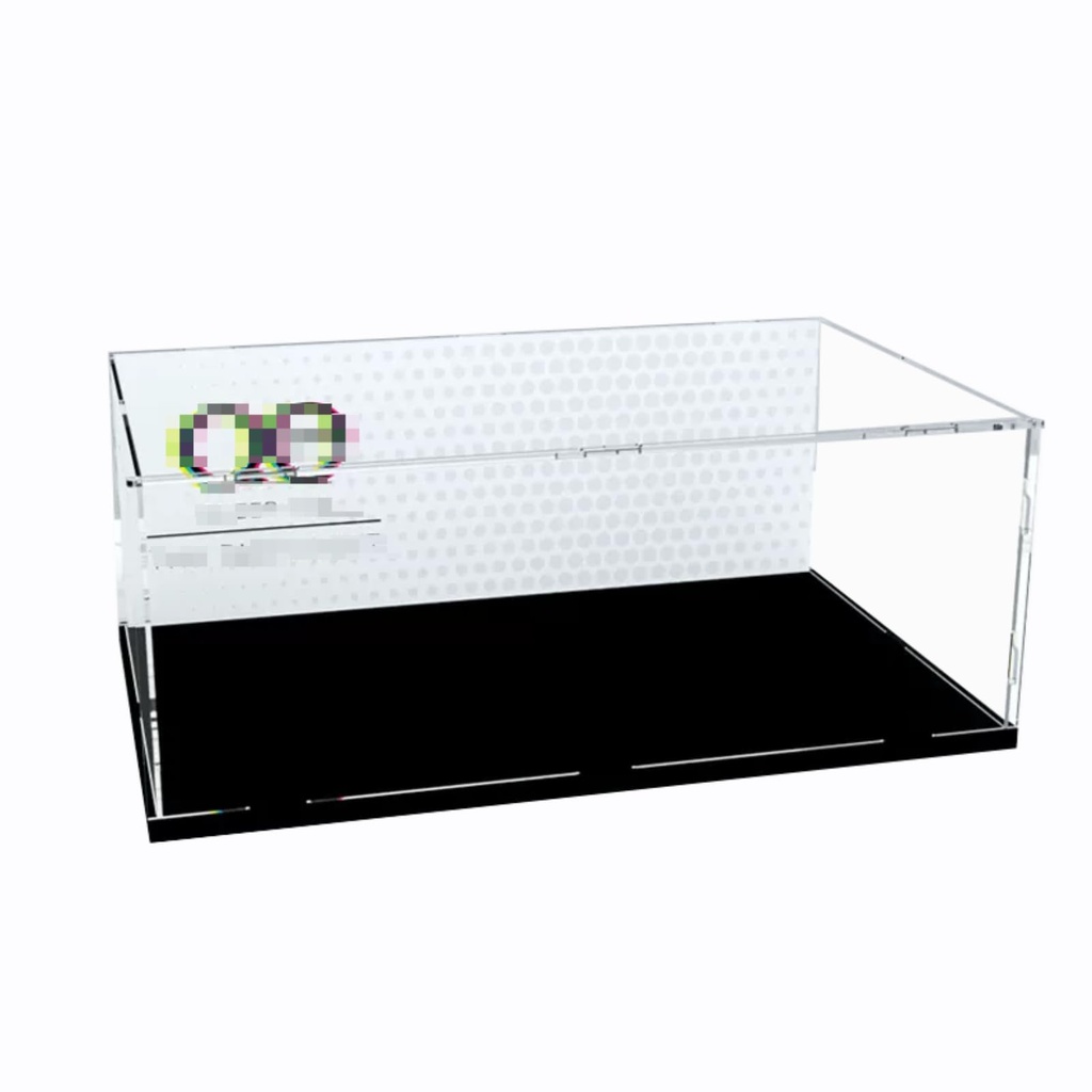 Figures Display Box for LEGO 10291 Fivees Aparrtments Acrylic Dustproof Transparent Custom Display Case No Model background2mm