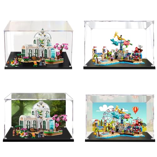 Acrylic Display Case for Lego 41757 41737 Sets Transparent Dustproof Collectible Storage BoxDisplay Cabinet Only Without Model Set 3MMFOR 41737