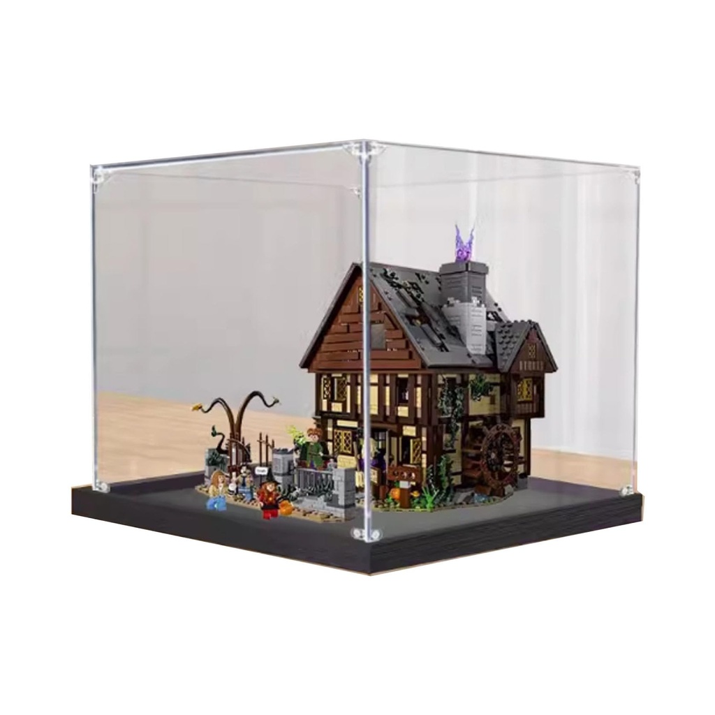 Transparent acrylic display box for Lego 21341 Magic House model collection dustproof display box display box only 3mm