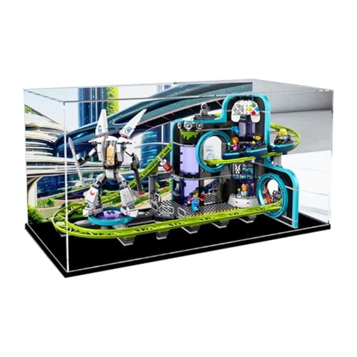 Acrylic Display Case for Lego 60421 Amusement ParkShowcaseProtect Decorate Model with Dustproof Storage Size 236 x 118 x 118in