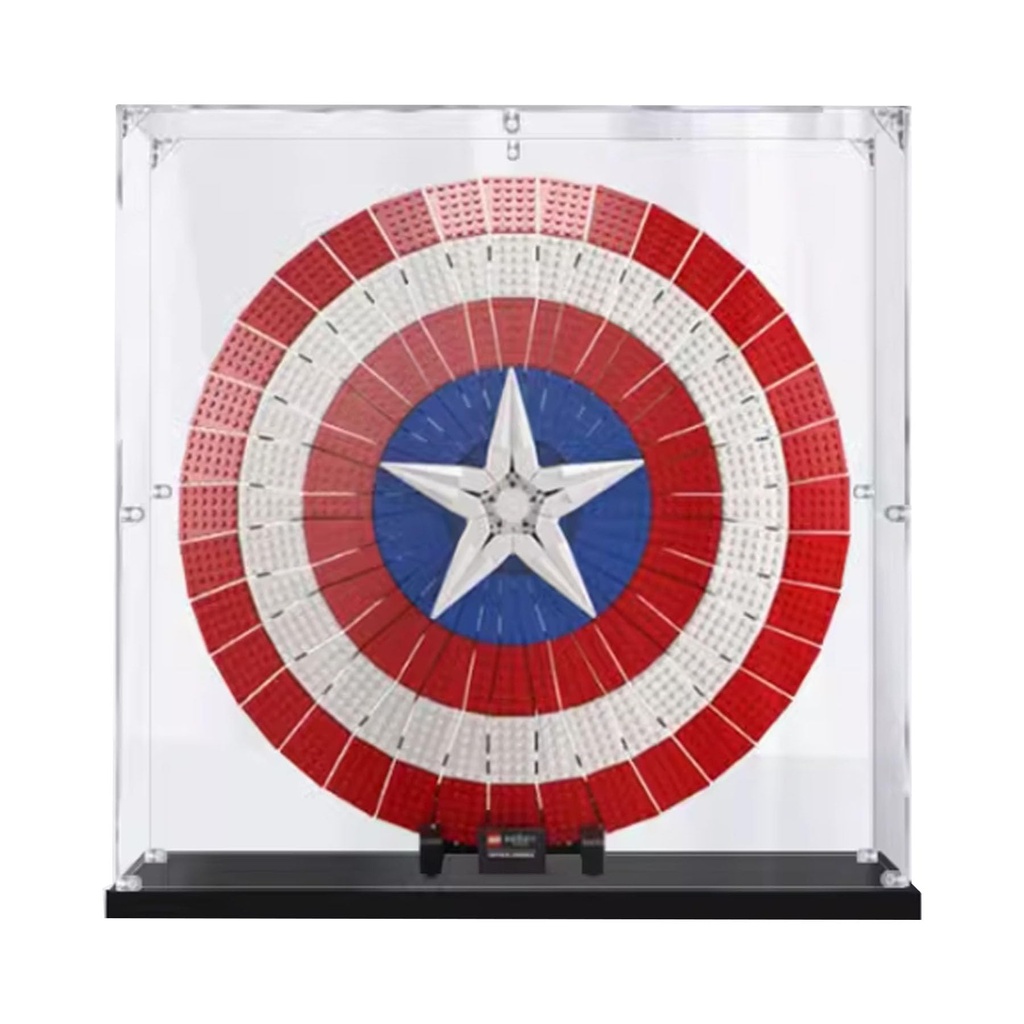 Acrylic Display Case Compatible for Lego 76262 Shield Dustproof Display Box Showcase Case Only Lego Sets are NOT Included 3mm